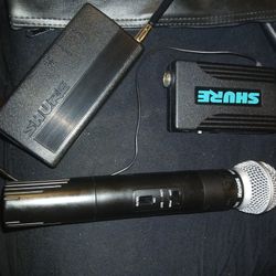 Shure Microphone, T1 Transmitter, Vp3-w Receiver 
