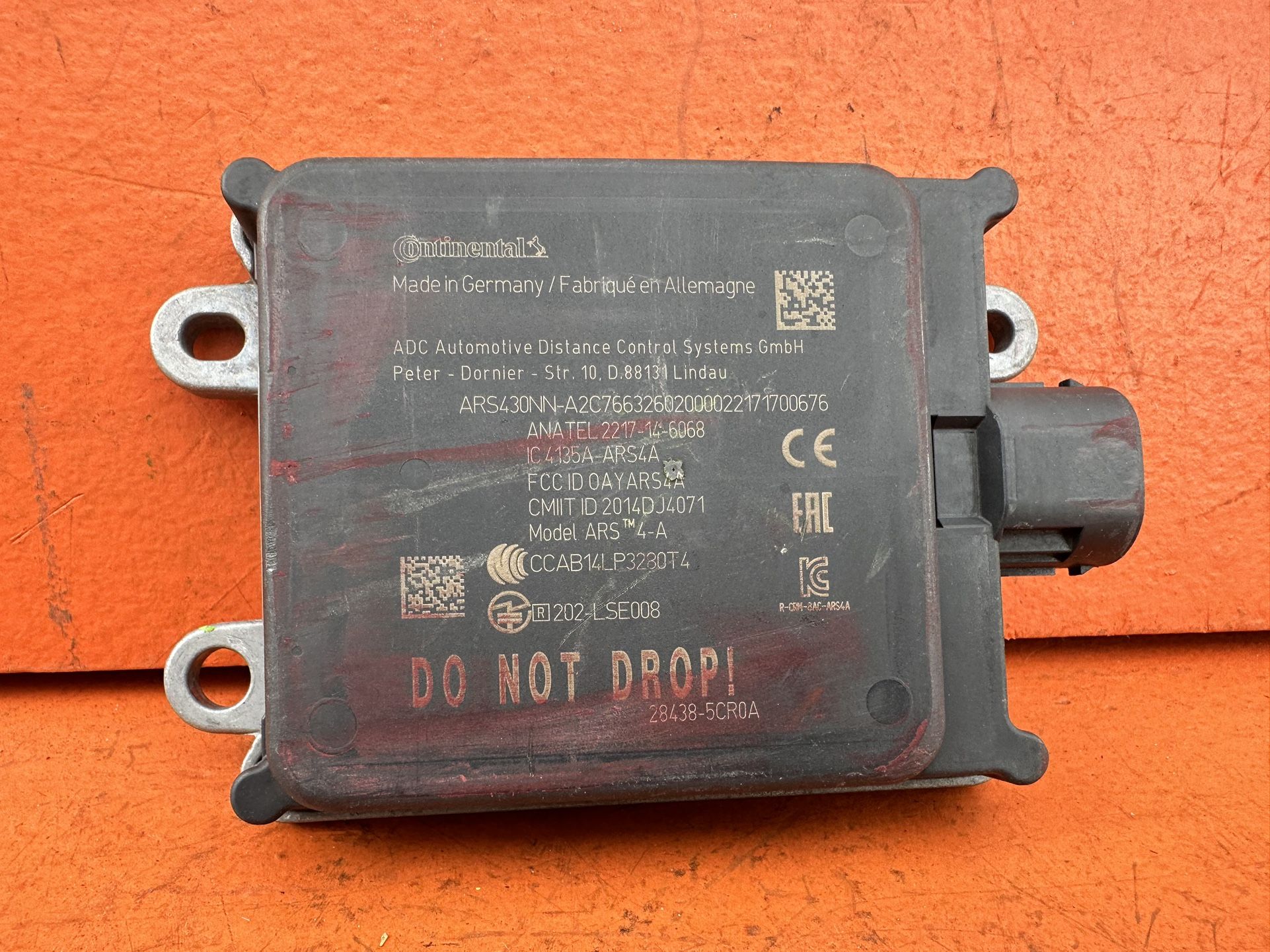2018 2019 INFINITI Q60 CRUISE CONTROL DISTANCE SENSOR RADAR MODULE UNIT OEM