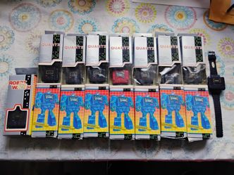 1980s Transformers Quartz Robot Watch Lot