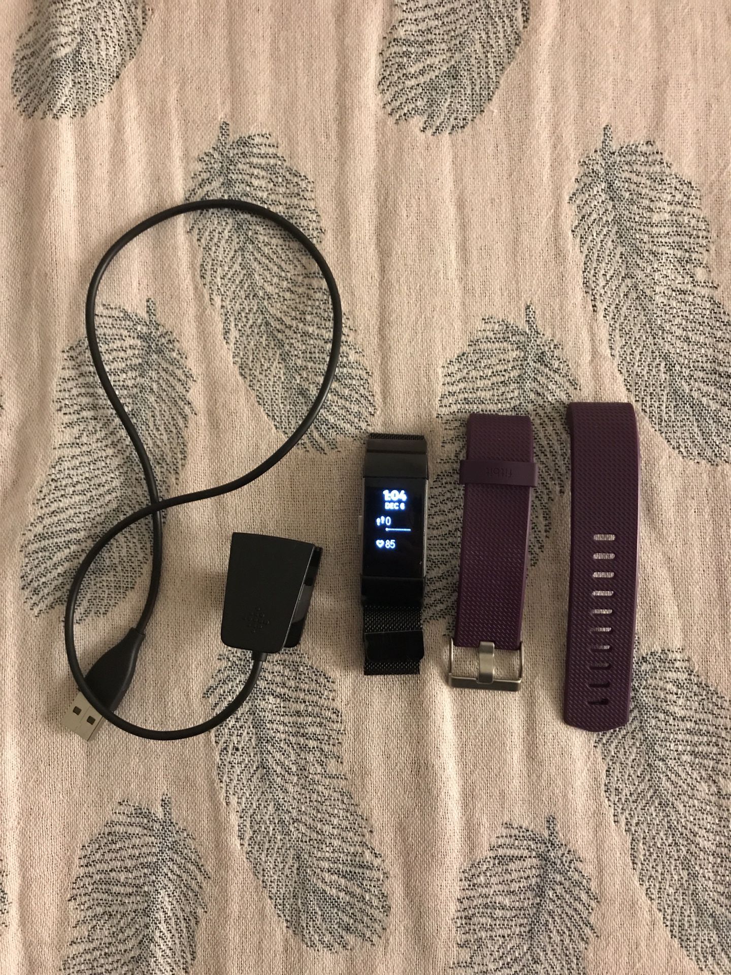 Fitbit Charge 2 with extra wristband