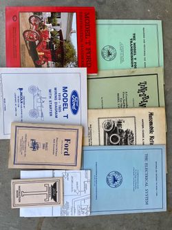 Model T manuals - all $5.00