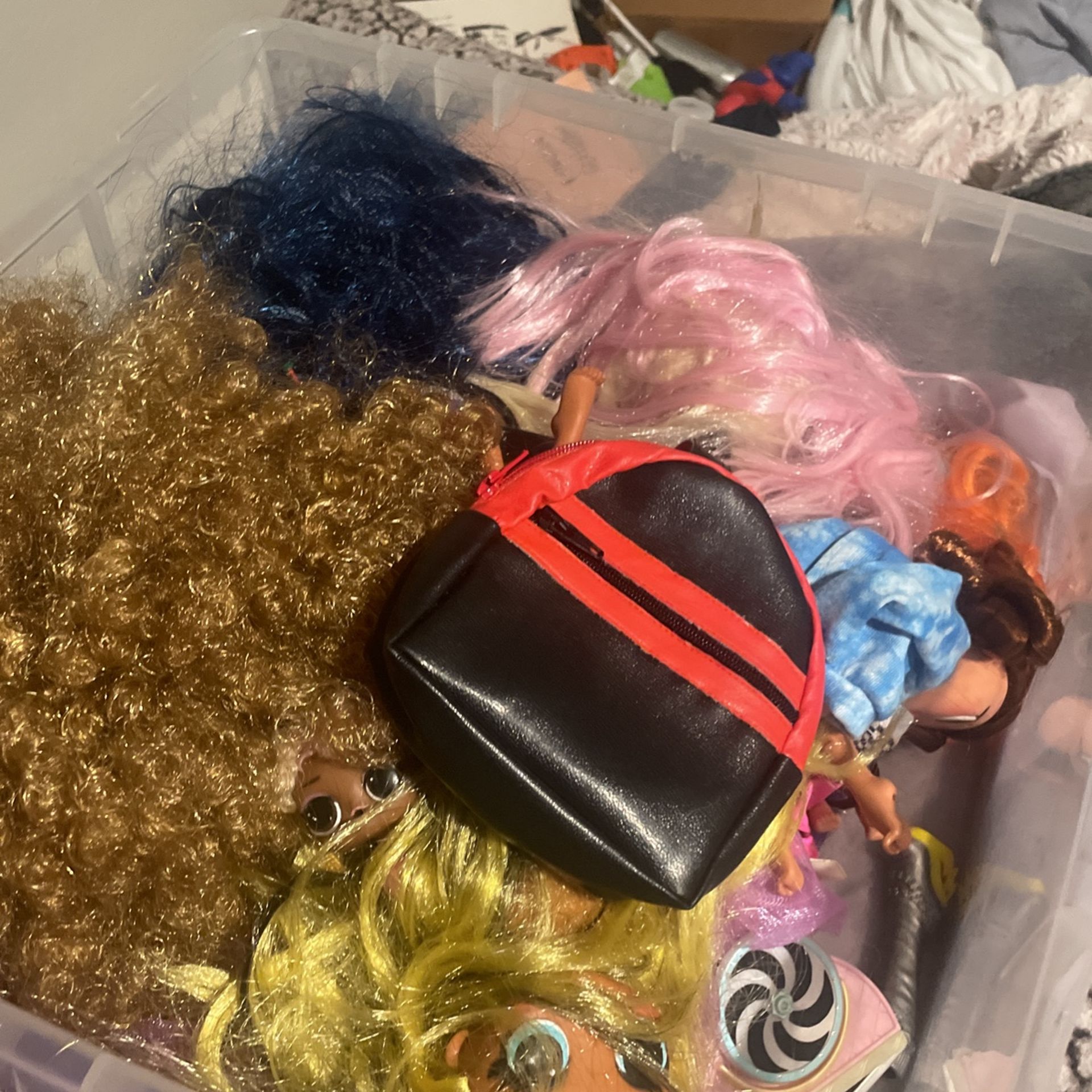 barbie’s omg dolls lols and more