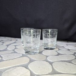 Crystal Glassware With Bamboo Inlay 