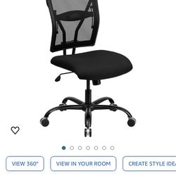 Flash Furniture HERCULES Series Big & Tall 400lbs Rated Black Office Chair