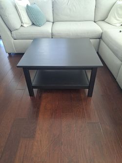 Dark brown coffee table