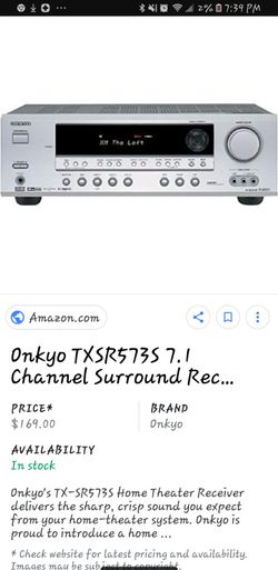 Onkyo 7.1 system