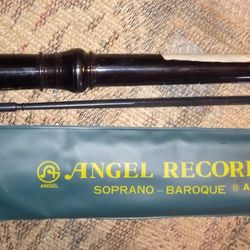 Angel Recorder Soprano Baroque With Case