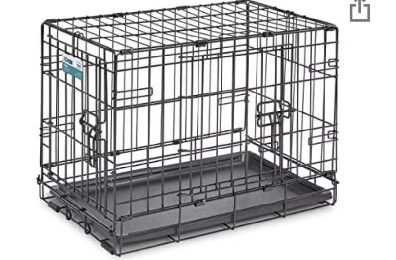 22” Inch Dog Crate With Cover And Small Carrier