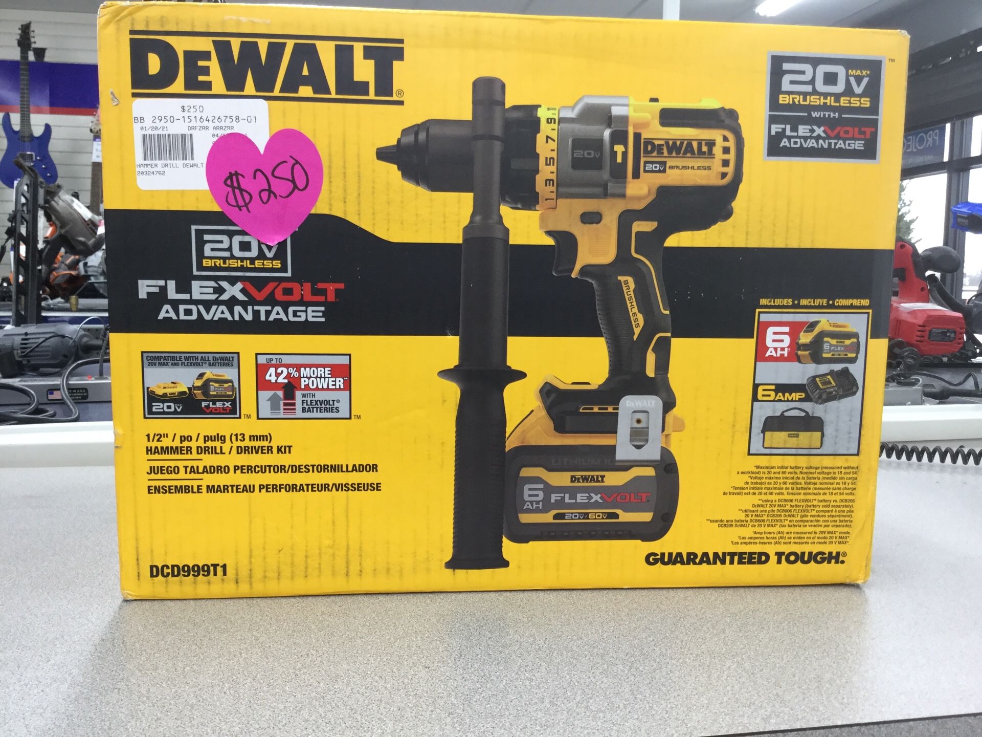 Dewalt 20V flexvolt advantage $250 BRAND NEW