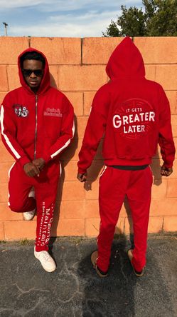Red Gain&Maintain Sweatsuit men’s