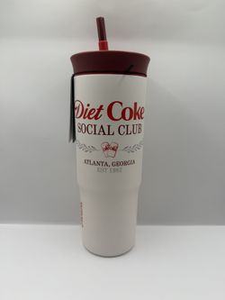 Owala Diet Coke Social Club Stainless Steel Straw Tumbler 24oz Special Edition