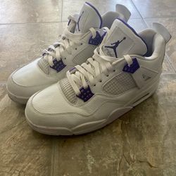 Jordan 4s Metallic Purple (Size: 10.5)