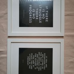 Framed Quotes Lao Tzu, Frederick Douglas