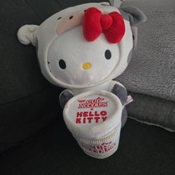LTD Hello Kitty Cow Cup Noodles Plushie