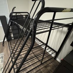 Metal-Steal Black Bunk bed 