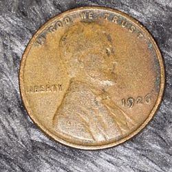 1926 Lincoln Wheat Cent Penny Coin 
