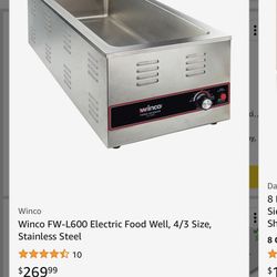 Winco FW-L600 Electric Food Warmer