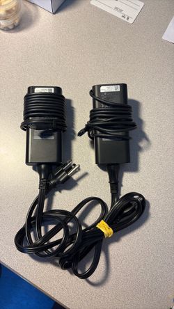 2 Dell 65w USB-C laptop chargers