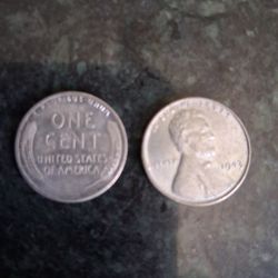 1943 Lincoln Steel Penny  (read description)