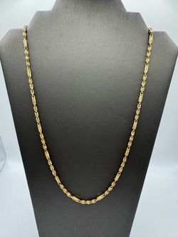 14KT Yellow Gold Turkish Link Chain