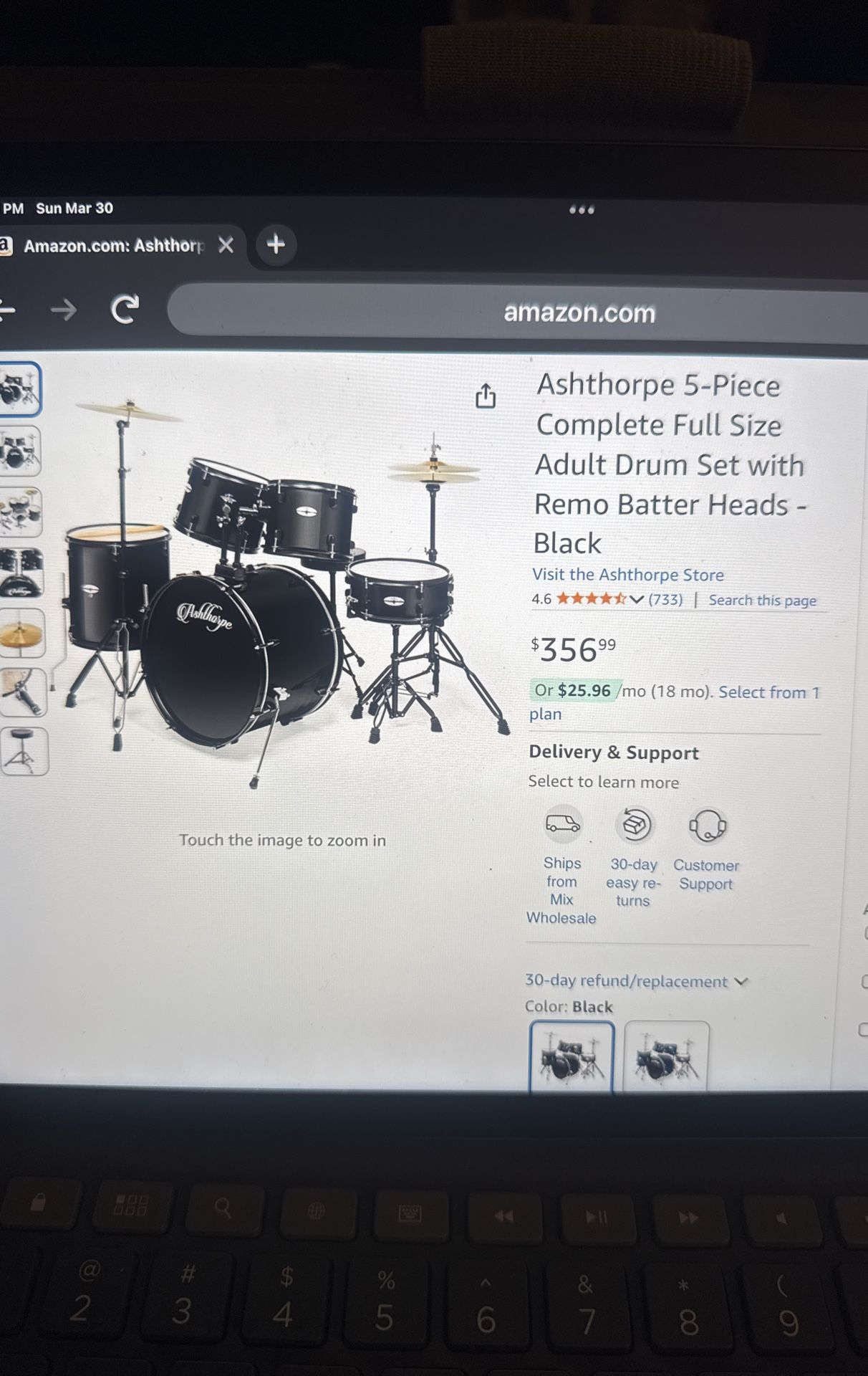 Brand New Still In The Box Drum Set…