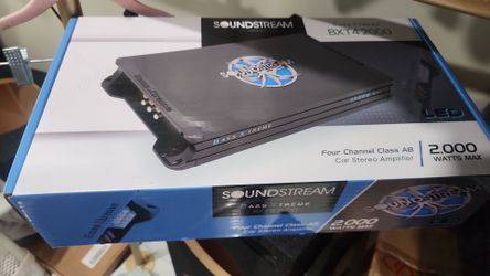 New Amps 4 channel with Warranty