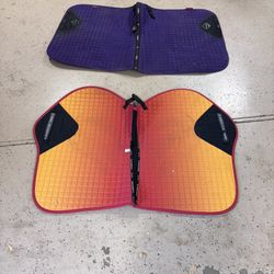 Saddle pads And A Girth 