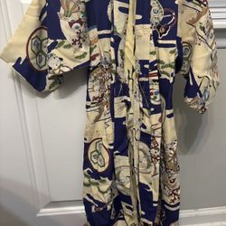 Vintage Japanese Kimono From Kyoto, Japan. WWII Era. Child Sized (SEE DESCRIPTION for Measurements)