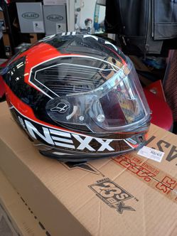 Used motorcycle fiberglass helmet size small NEXX helmet