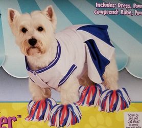 New Dog Cheerleader Costume Size S -M Very Cute !