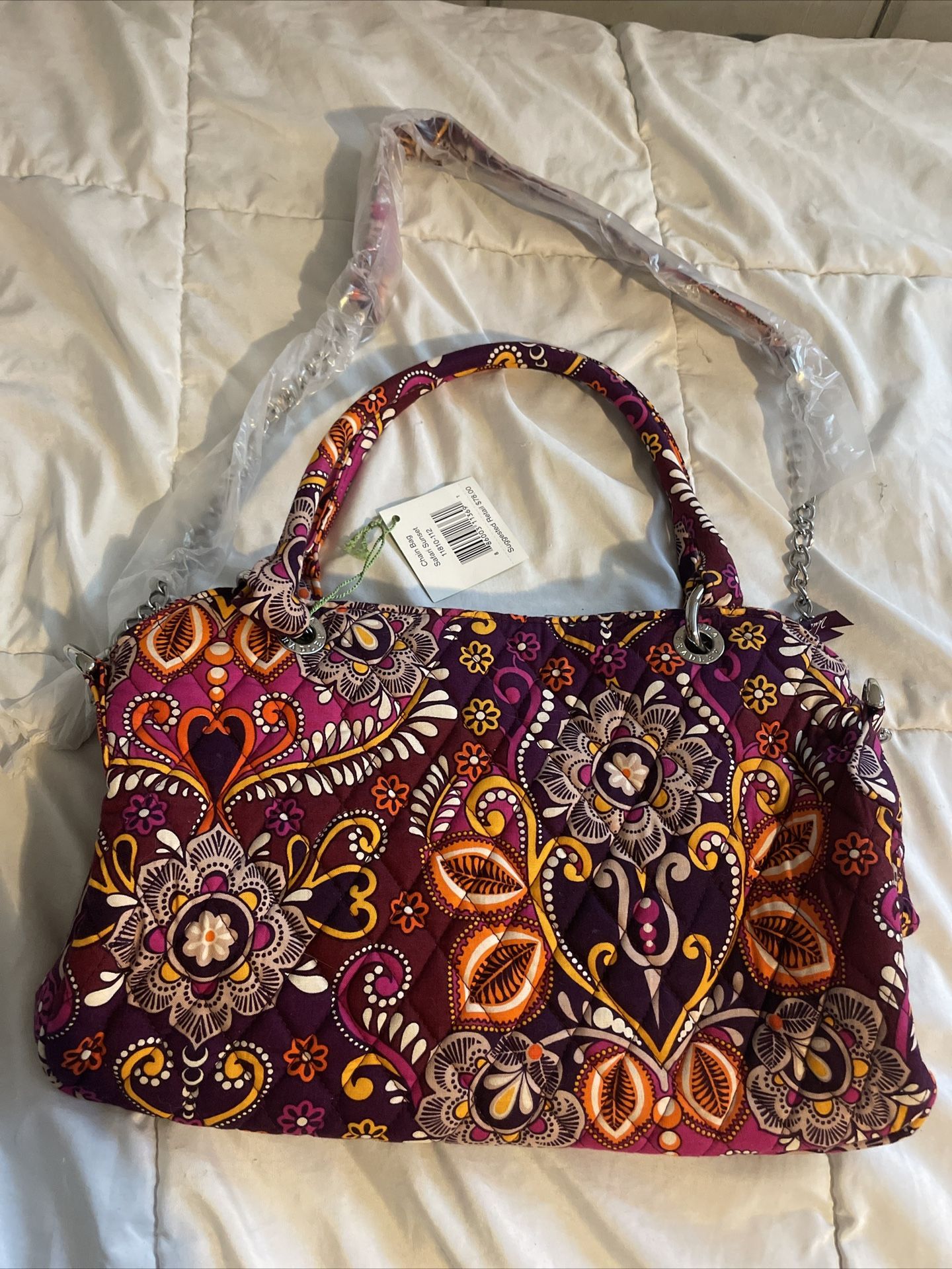 Vara Bradley Chain Bag Safari Sunset Bag Purse 11810-112 New