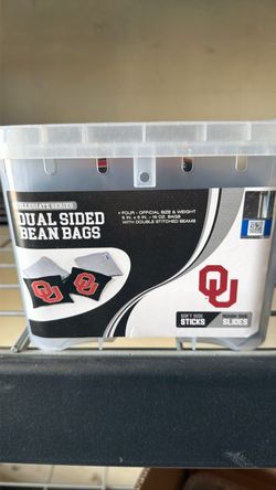Official Oklahoma Sooners Dual-Sided Cornhole Bean Bags (4-Pack)