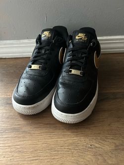 Air force 1 black and gold Size 8.5