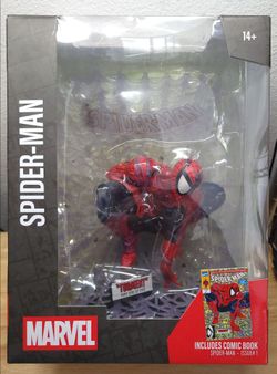 McFarlane Toys Marvel Spider-Man (Issue #1) 1:6 Scale Statue WV6 w Comic Book!
