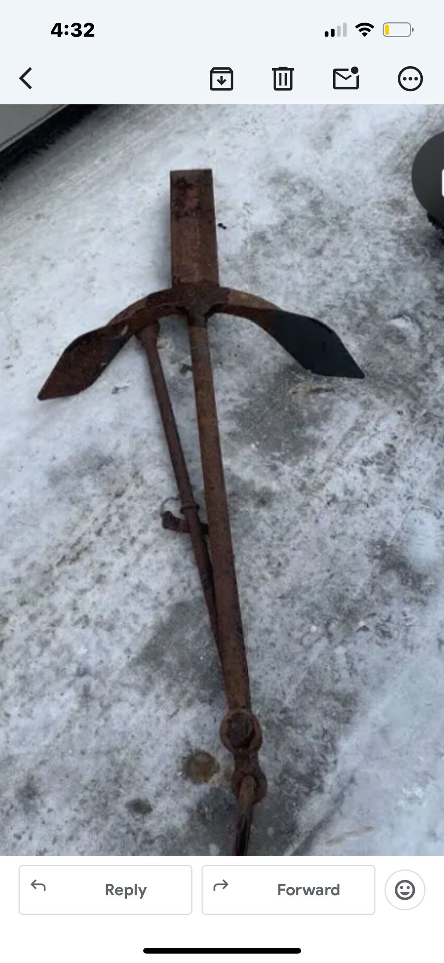 Heavy anchor for sale