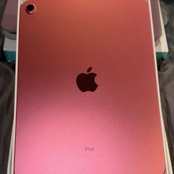 Apple iPad 10.9 inch - Pink Bundle 64gb 10th gen
