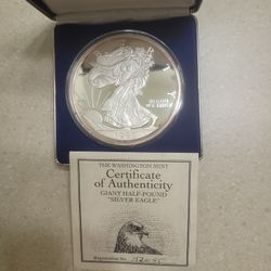 1995 8 Oz 999 Proof Silver Coin 