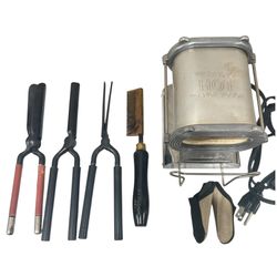 Gold N Hot Ceramic Stylist Stove Hair Styling Lot Set