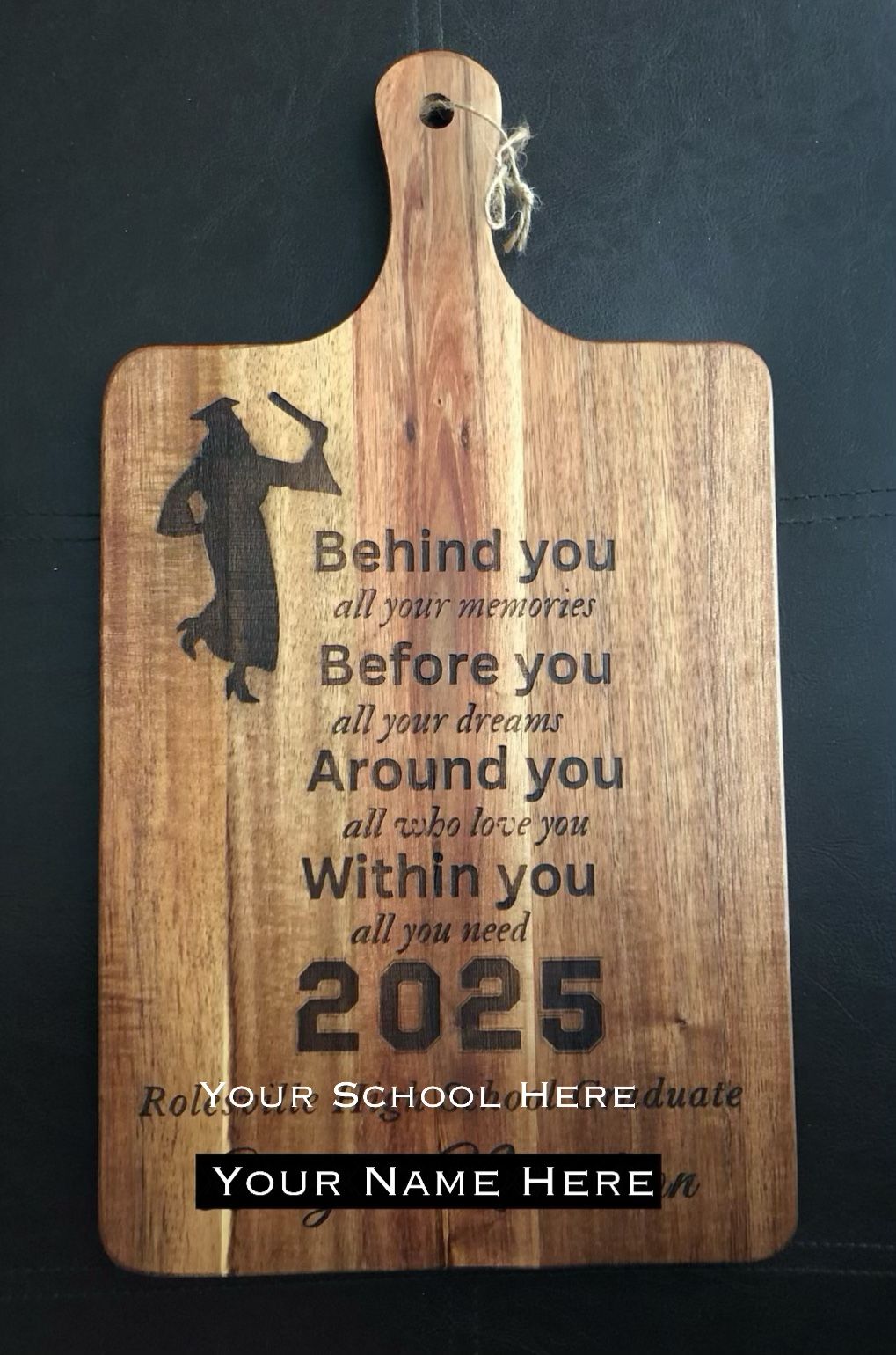Engraved Graduation Cutting Board Gift