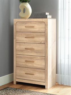 Hollymount Tan Chest of Drawers