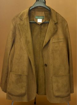 Vintage Harvé Benard Faux Suede Blazer Jacket