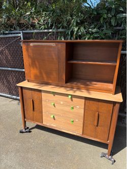 MCM Bar Credenza Hutch - Project