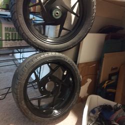 Rims And tires For A Scooter