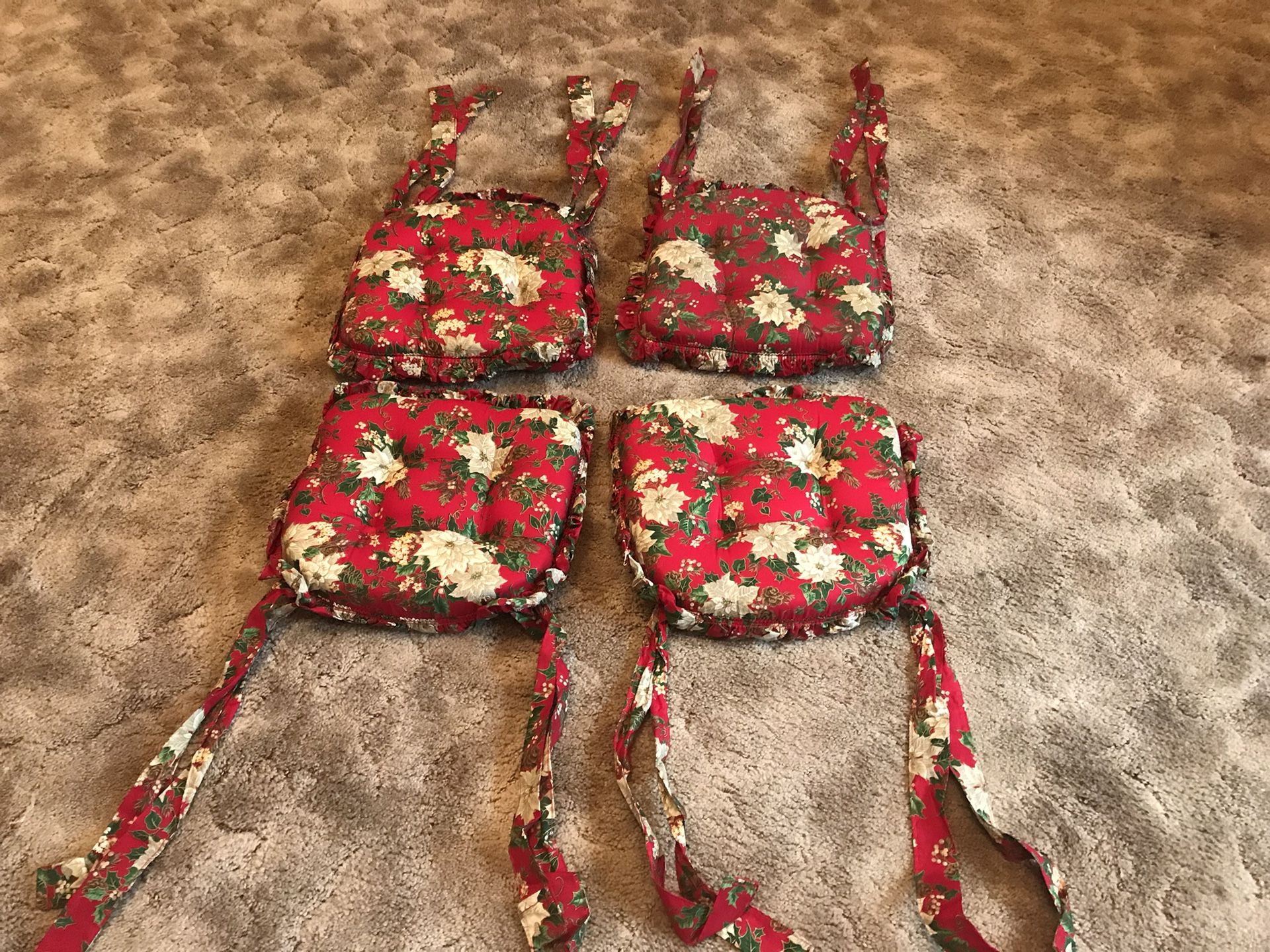 Holiday Themed Chair Cushions