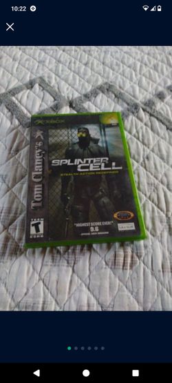 Splinter Cell (Stealth Action Redefined) Xbox Game Like New