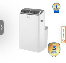 Midea 12,000 BTU Smart Inverter Portable AC Unit – Like New