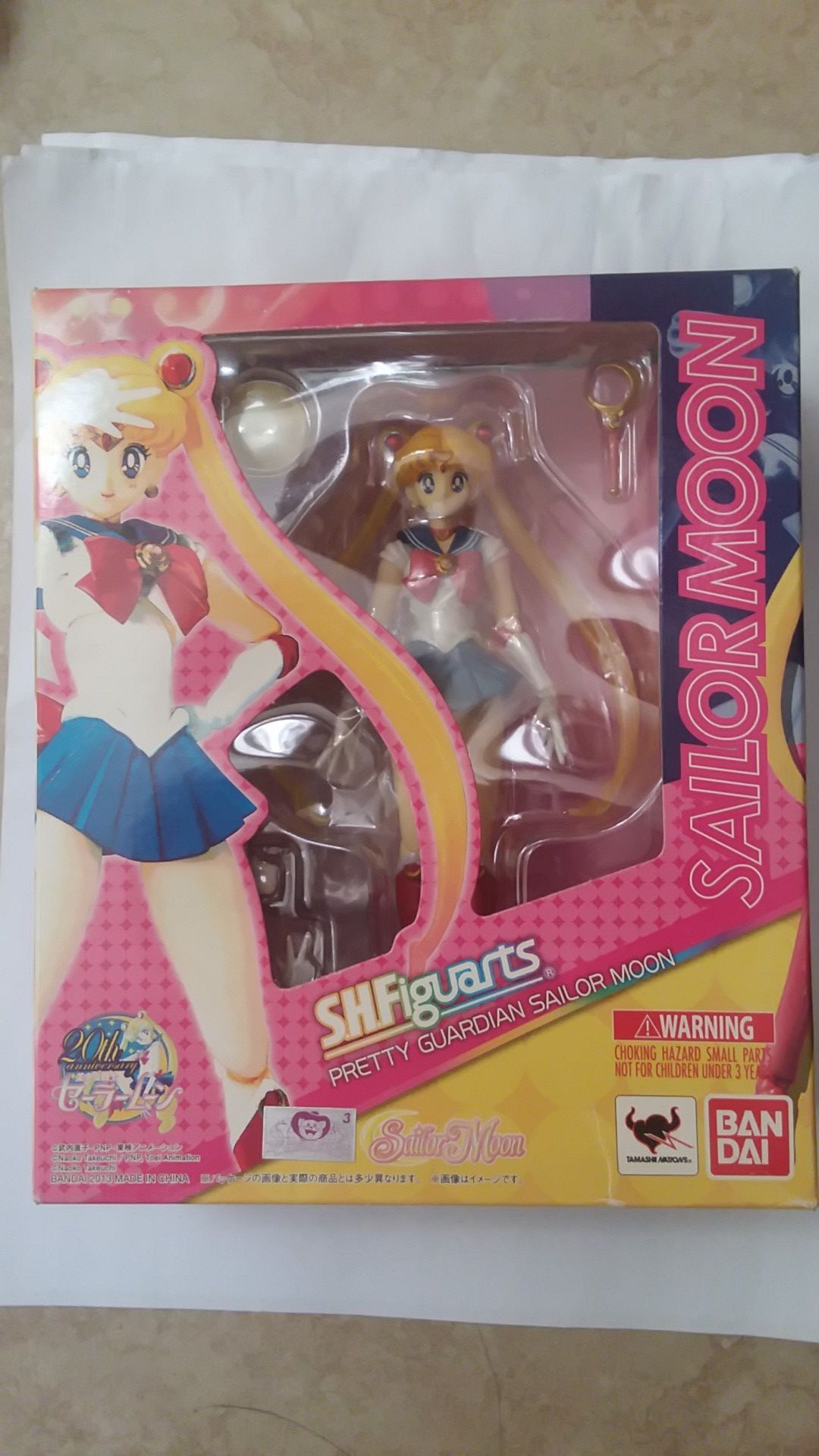 1Sailor Moon S.H.FIGUARTS PRETTY SAILOR MOON BANDAI 2013 TOEI CERTIFICATE OF LICENSE GRANT 2270238