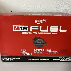 M18 Fuel Circular Saw Milwaukee 7/14 