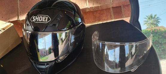 Black Shoei RF SR Motorcycle Helmet Large