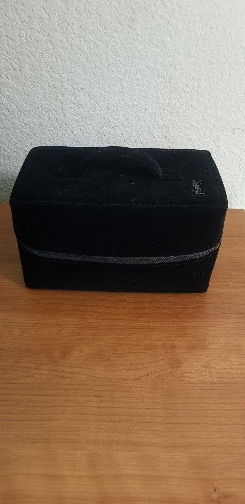 *YSL* Black Velvet Cosmetic Carry Case